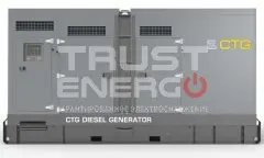 Дизельный генератор CTG 500C В кожухе с АВР
